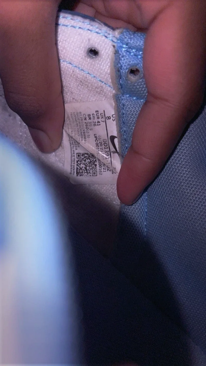 Nike Dunk Low White/Blue Shoes image indicator(7)