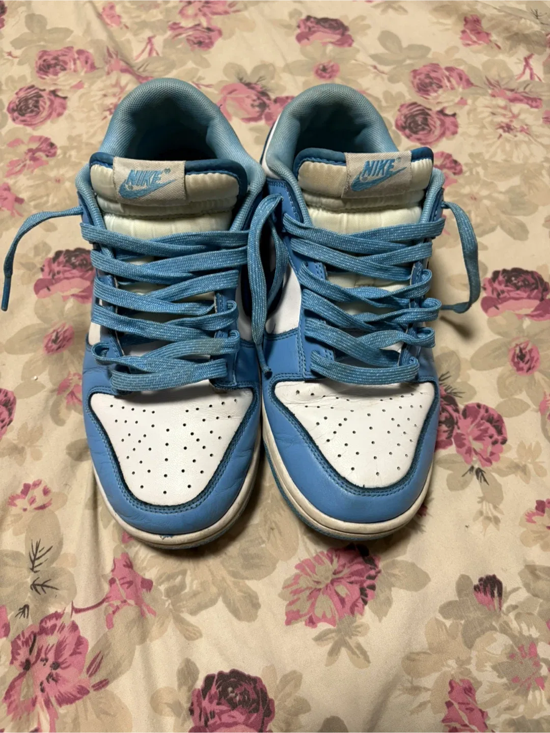 Nike Dunk Low White/Blue Shoes image indicator(6)