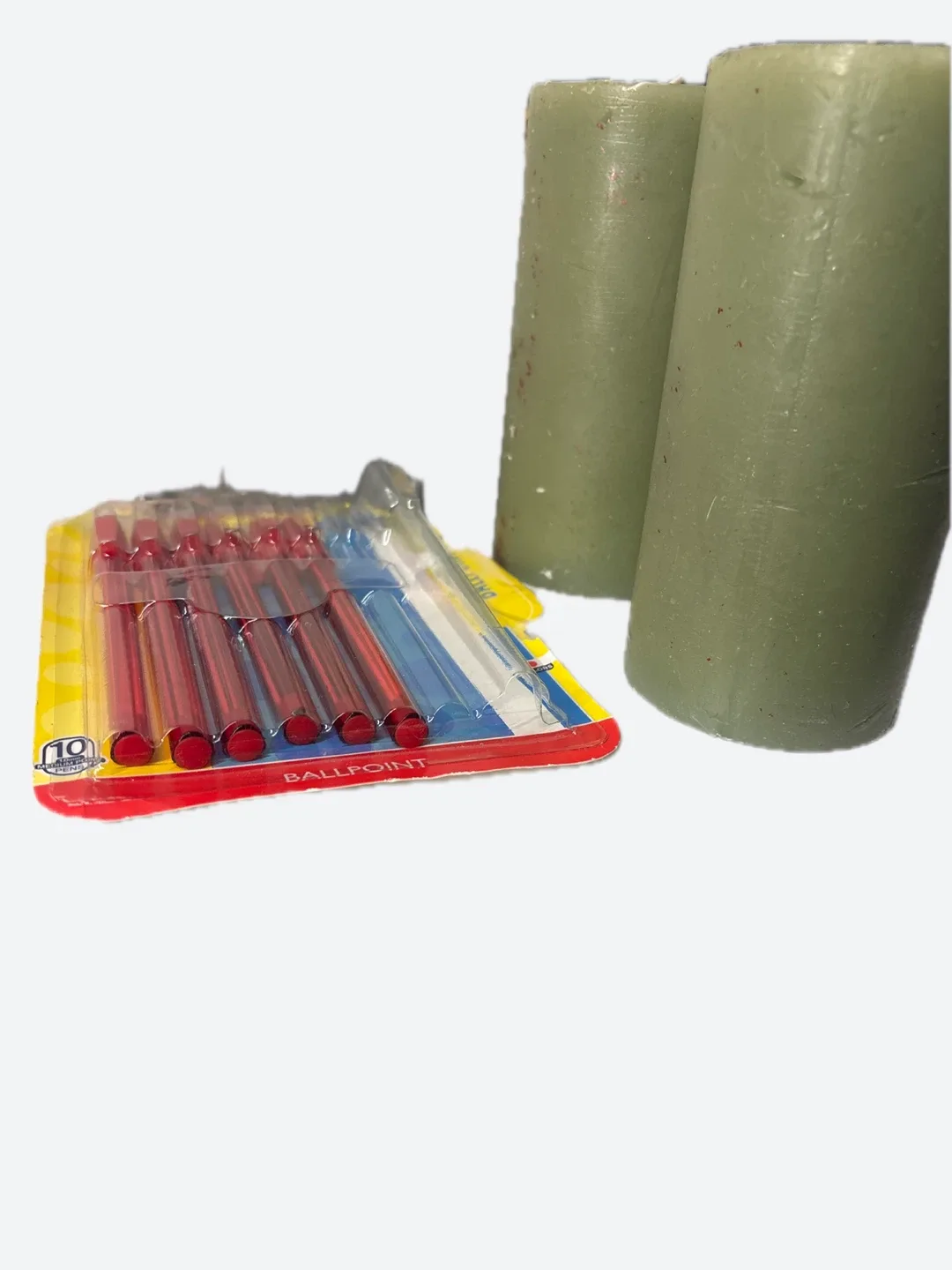 Staples, Ballpoint Pens, and Candles image indicator(2)