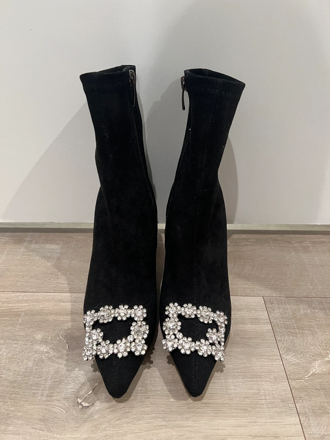 Black Ankle Boots - Size 6 (230)