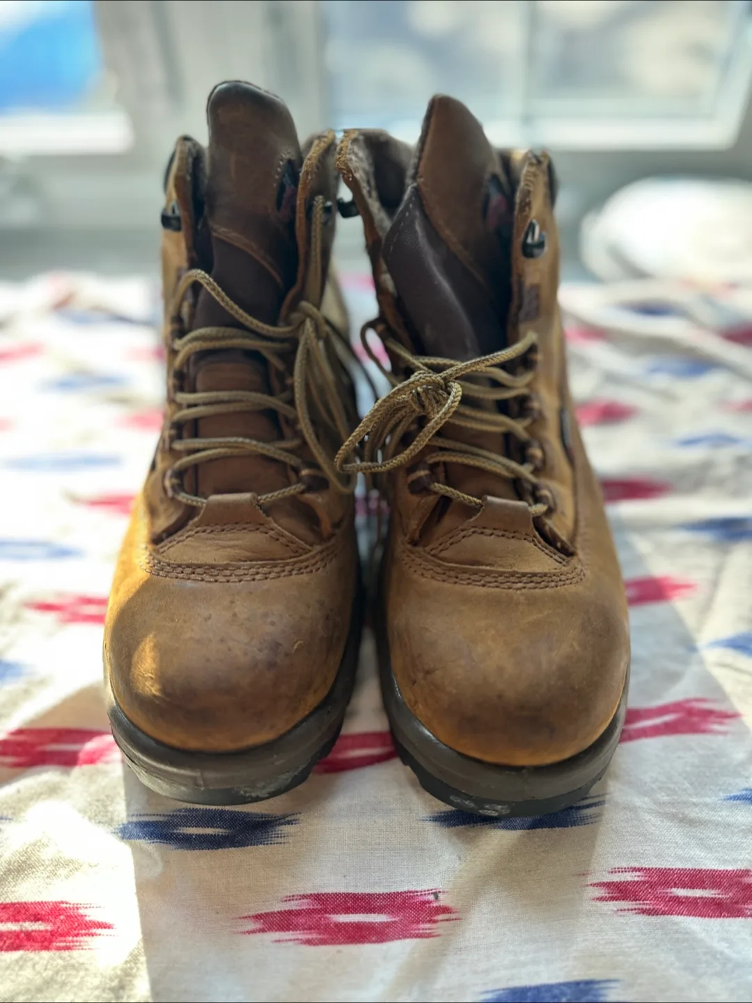 Red Wing Brown Leather Work Boots Size 8 thumbnail
