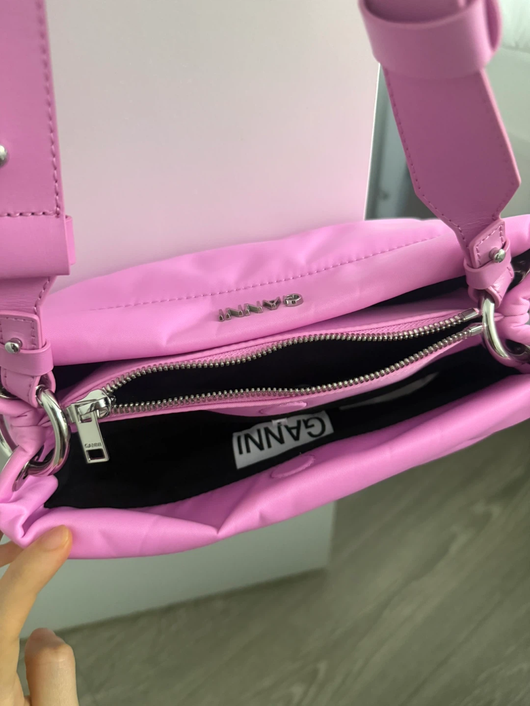 GANNI pillow baguette bag - photo 3