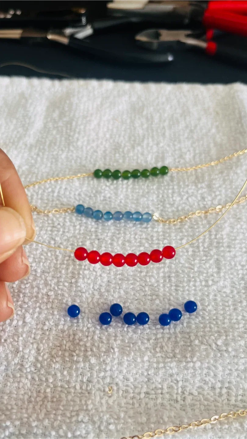 Assorted Colourful Beaded Necklaces image indicator(4)