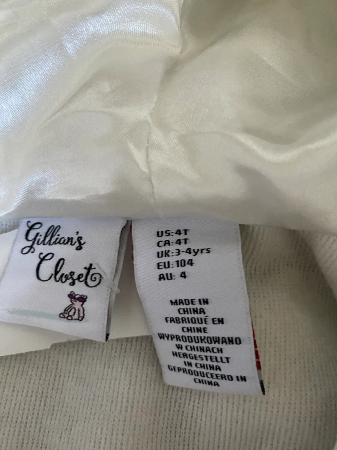 Gillian's Closet Panda Costume - Size 4T image indicator(2)