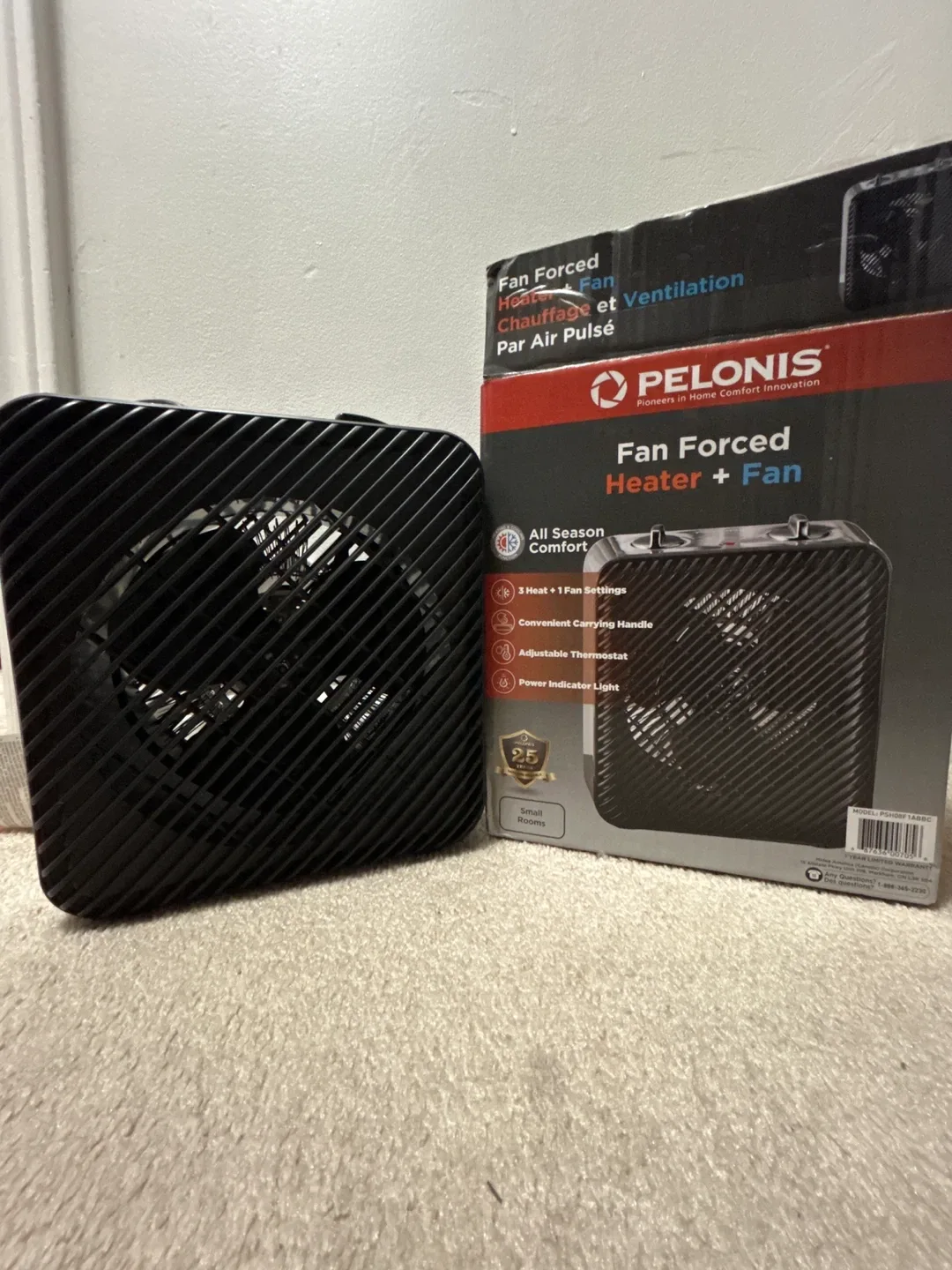 Pelonis Fan Forced Heater + Fan thumbnail