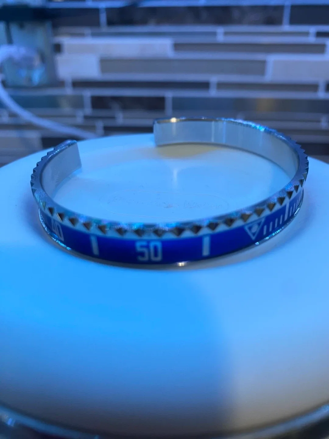 Speedometer Official Bangle Silver Men's 389 image indicator(7)