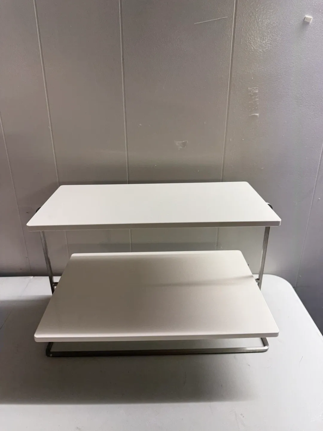 2 Tier Stainless Steel Display Stand thumbnail