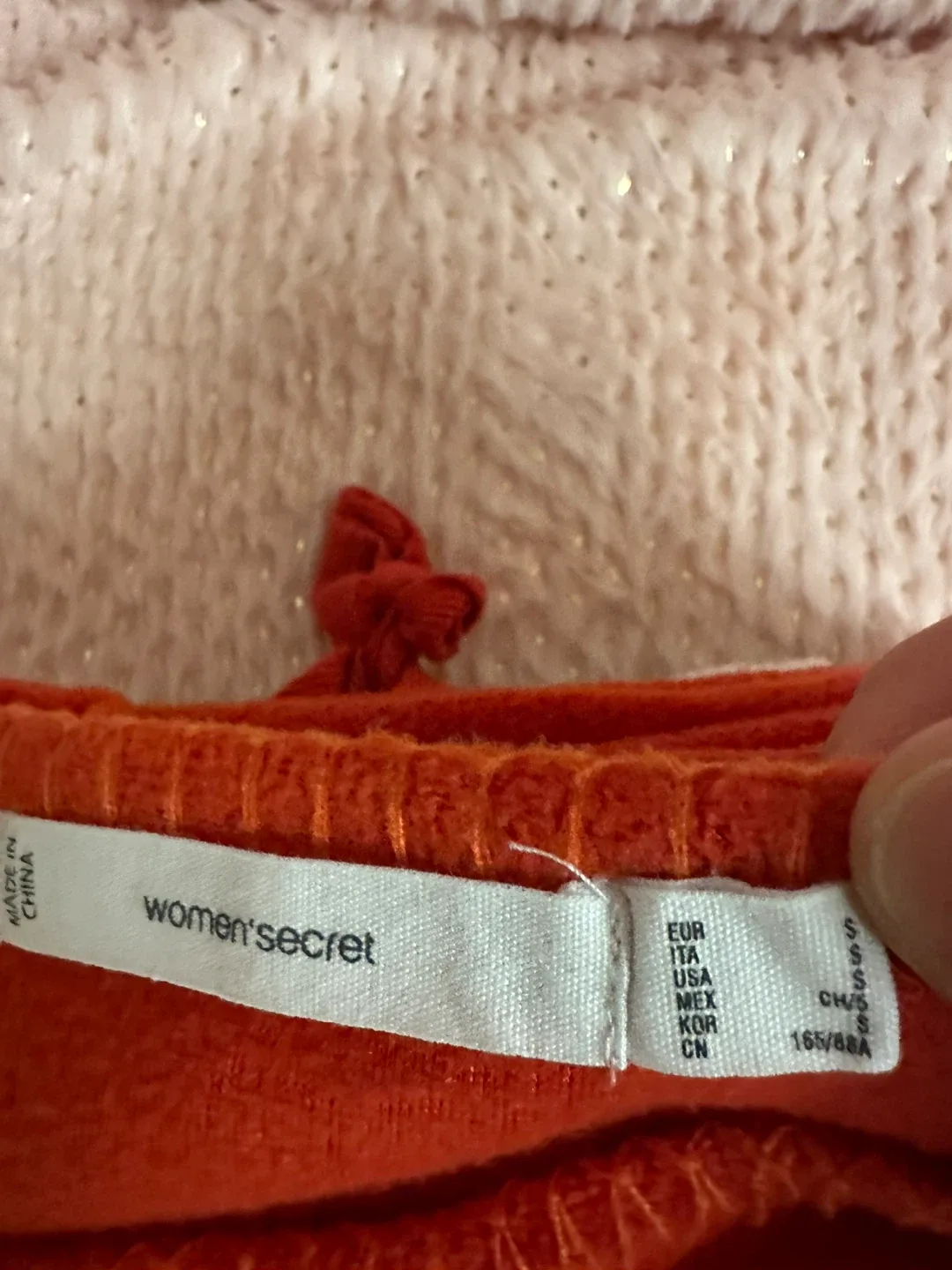 Women'secret Red Christmas Sweater Size S image indicator(3)