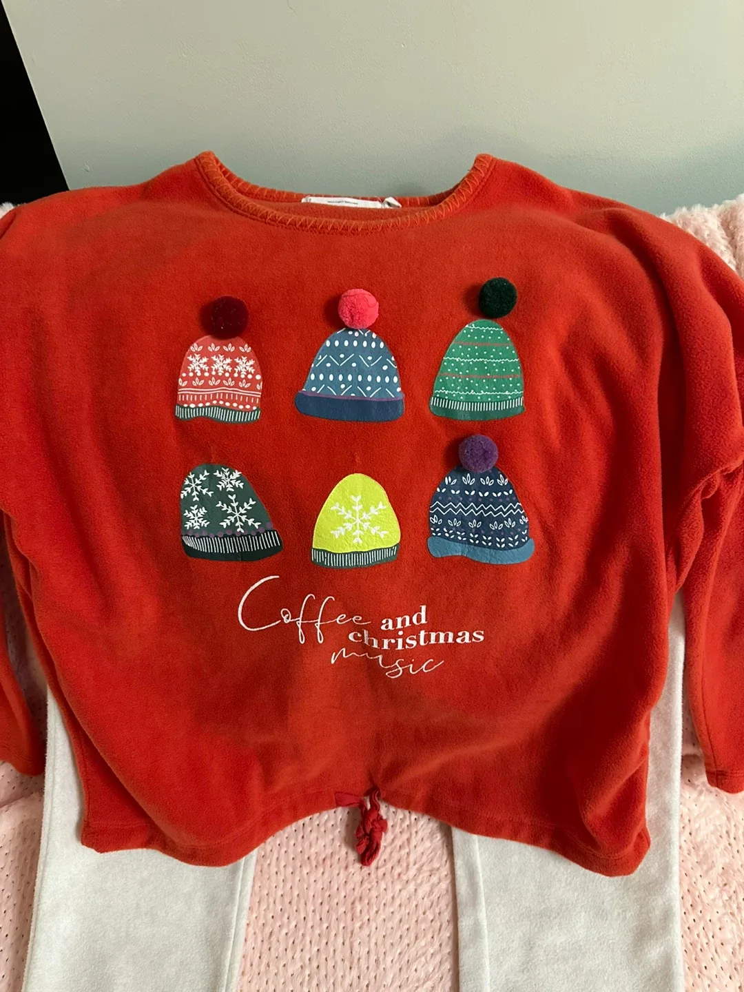 Women'secret Red Christmas Sweater Size S thumbnail