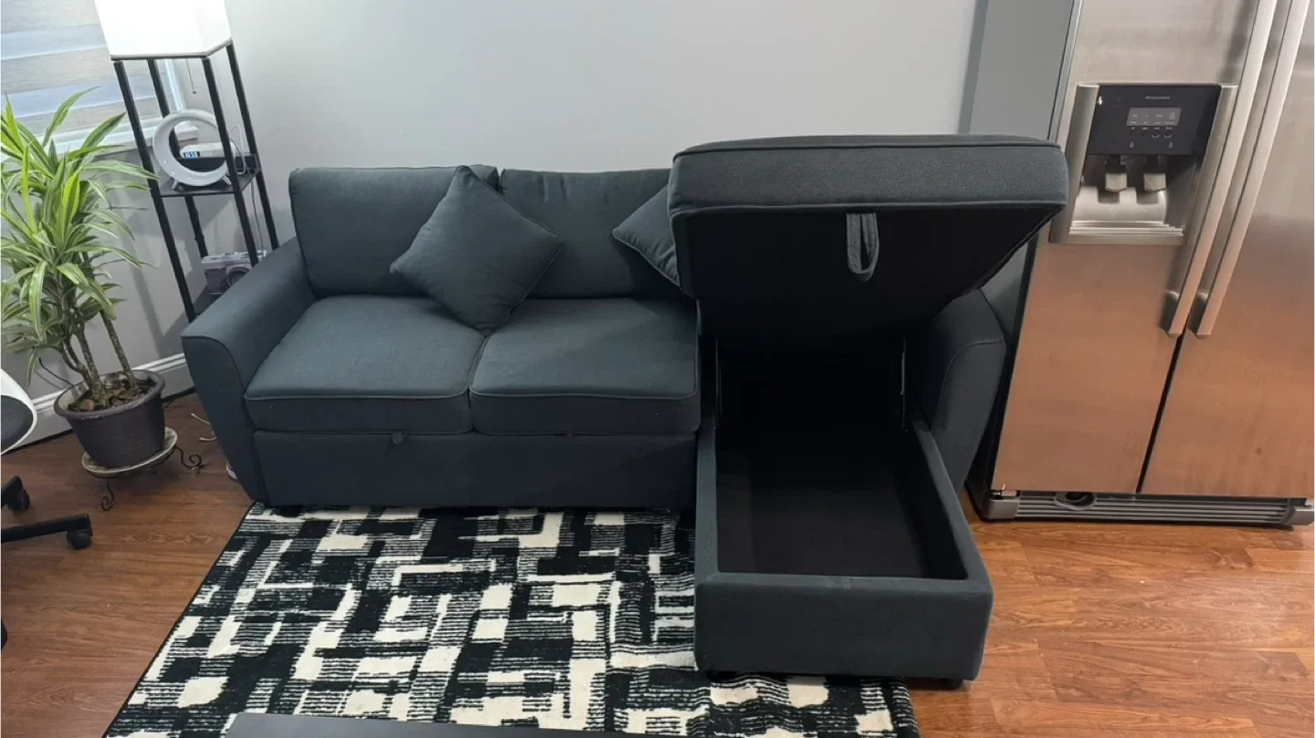 Sectional Sofa Bed with Storage image indicator(2)