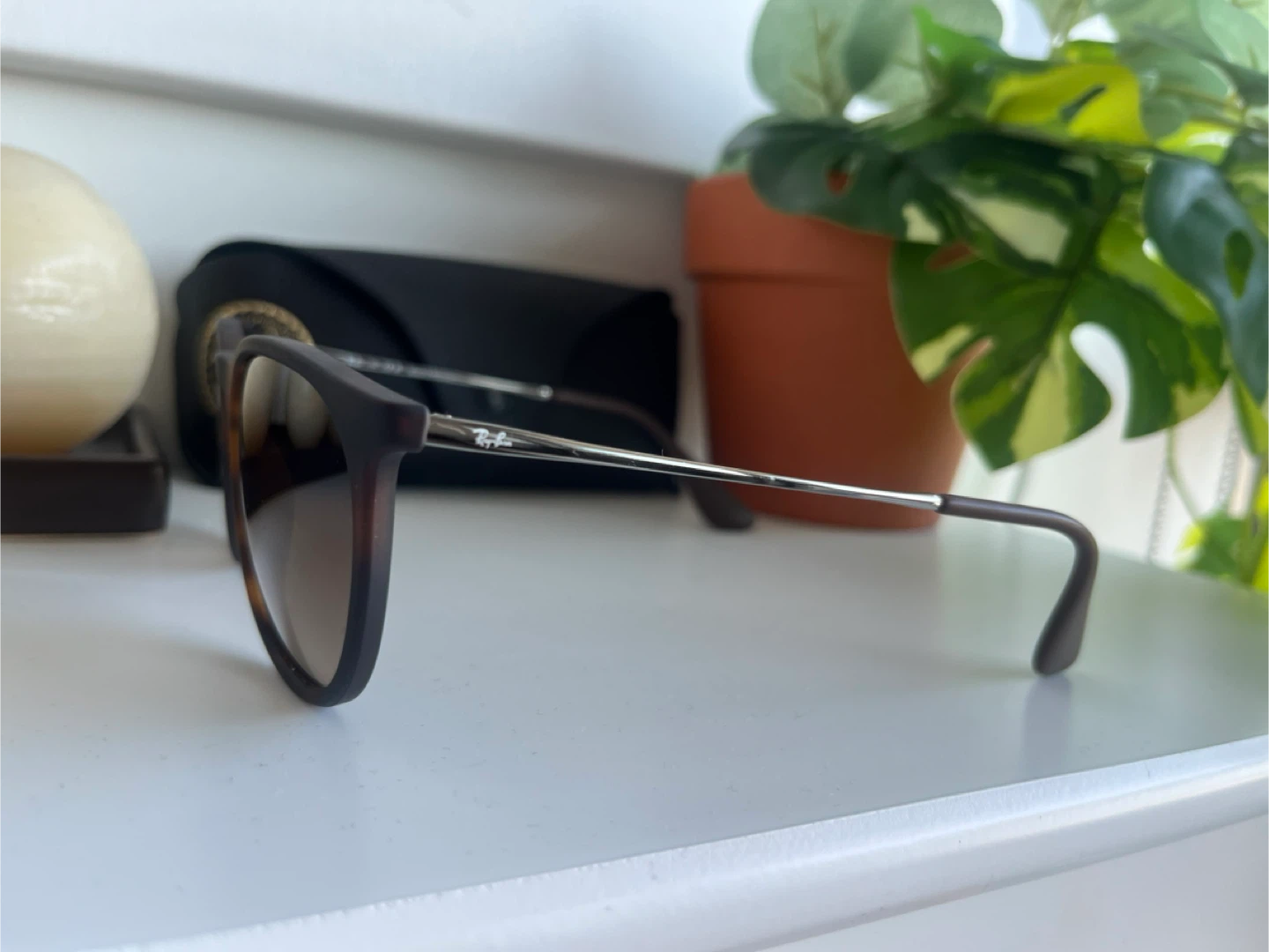 Ray-Ban Erika Classic Sunglasses in Matte Brown - photo 5
