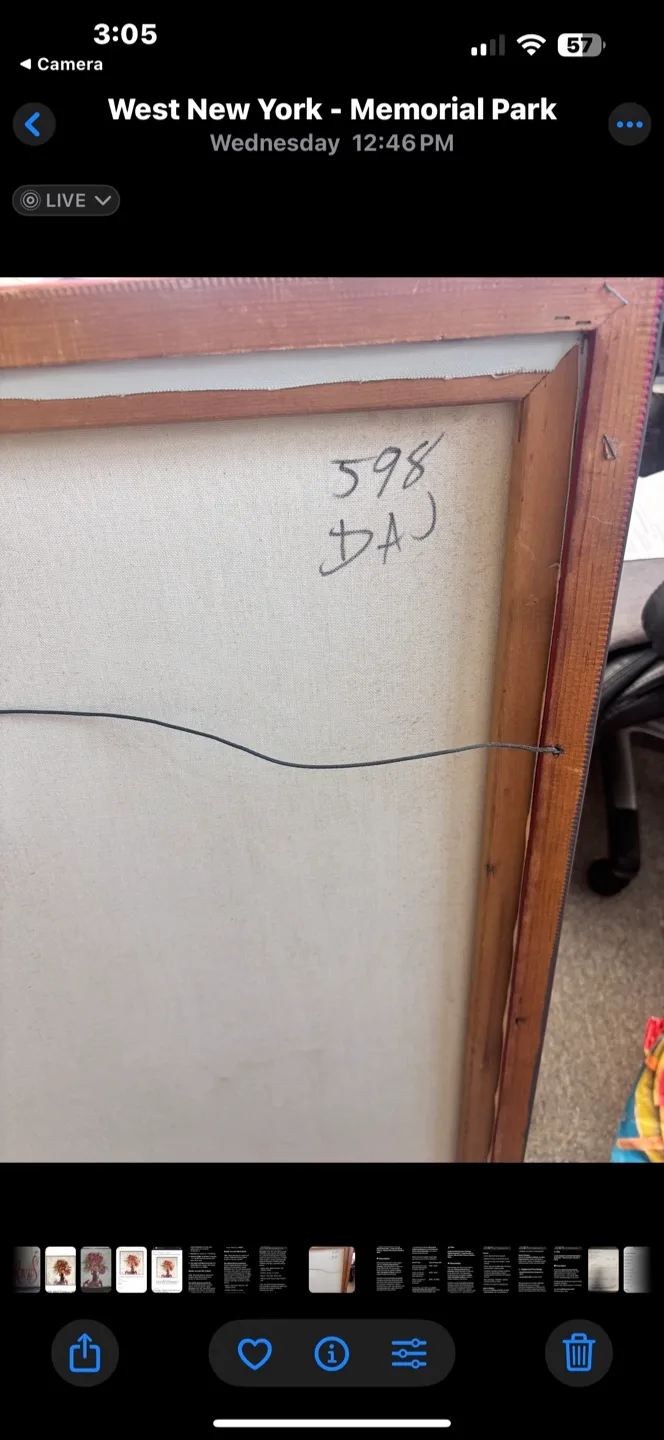 Stunning Vintage Lee Reynolds Floral painting image indicator(4)