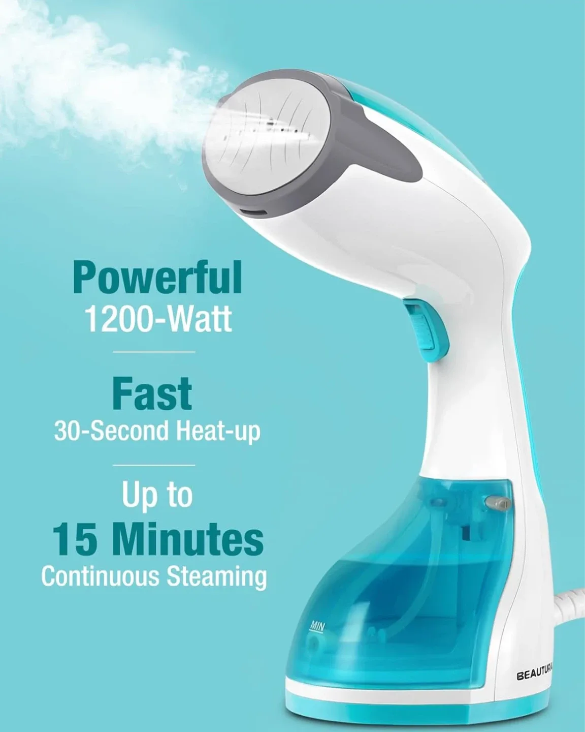 Beautural Handheld Garment Steamer thumbnail