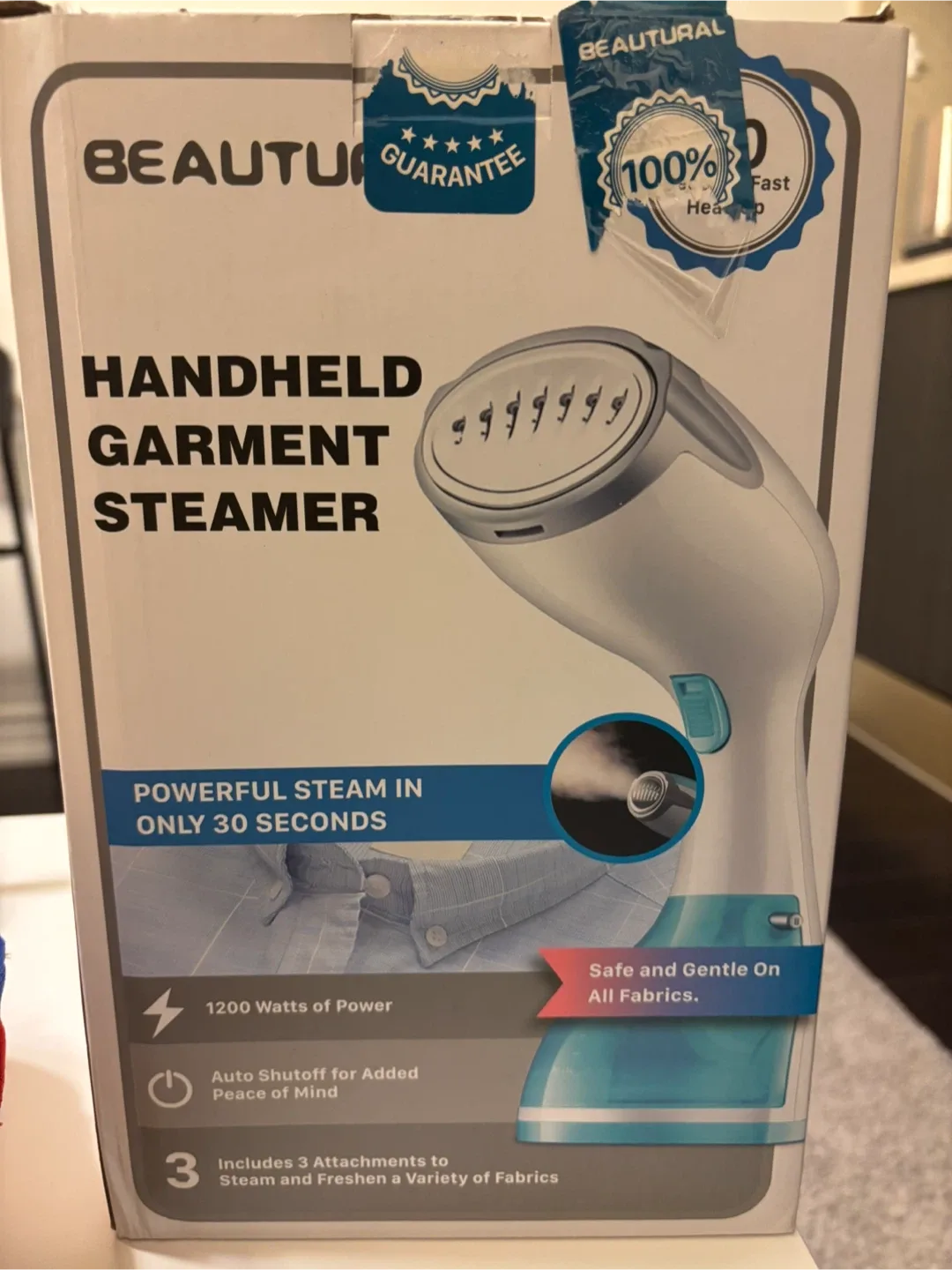 Beautural Handheld Garment Steamer image indicator(2)