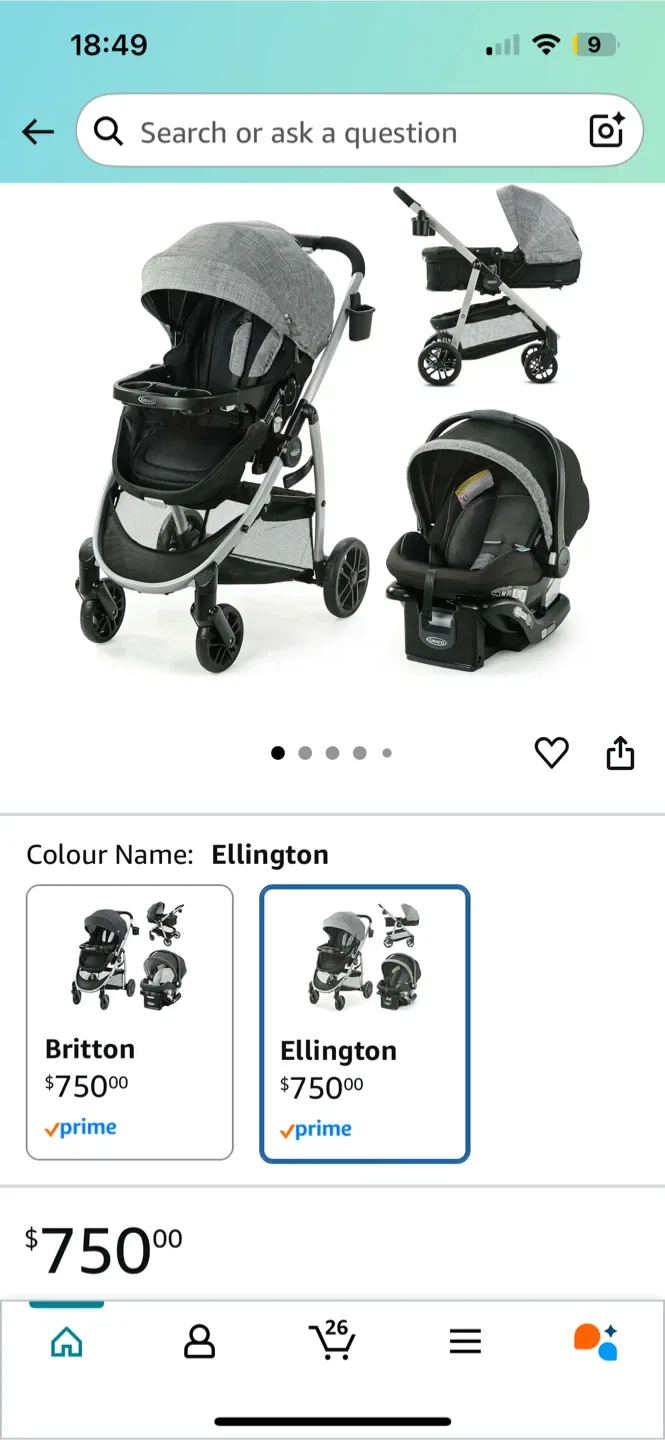 Graco Click and Connect Modes Pramette Travel System image indicator(10)