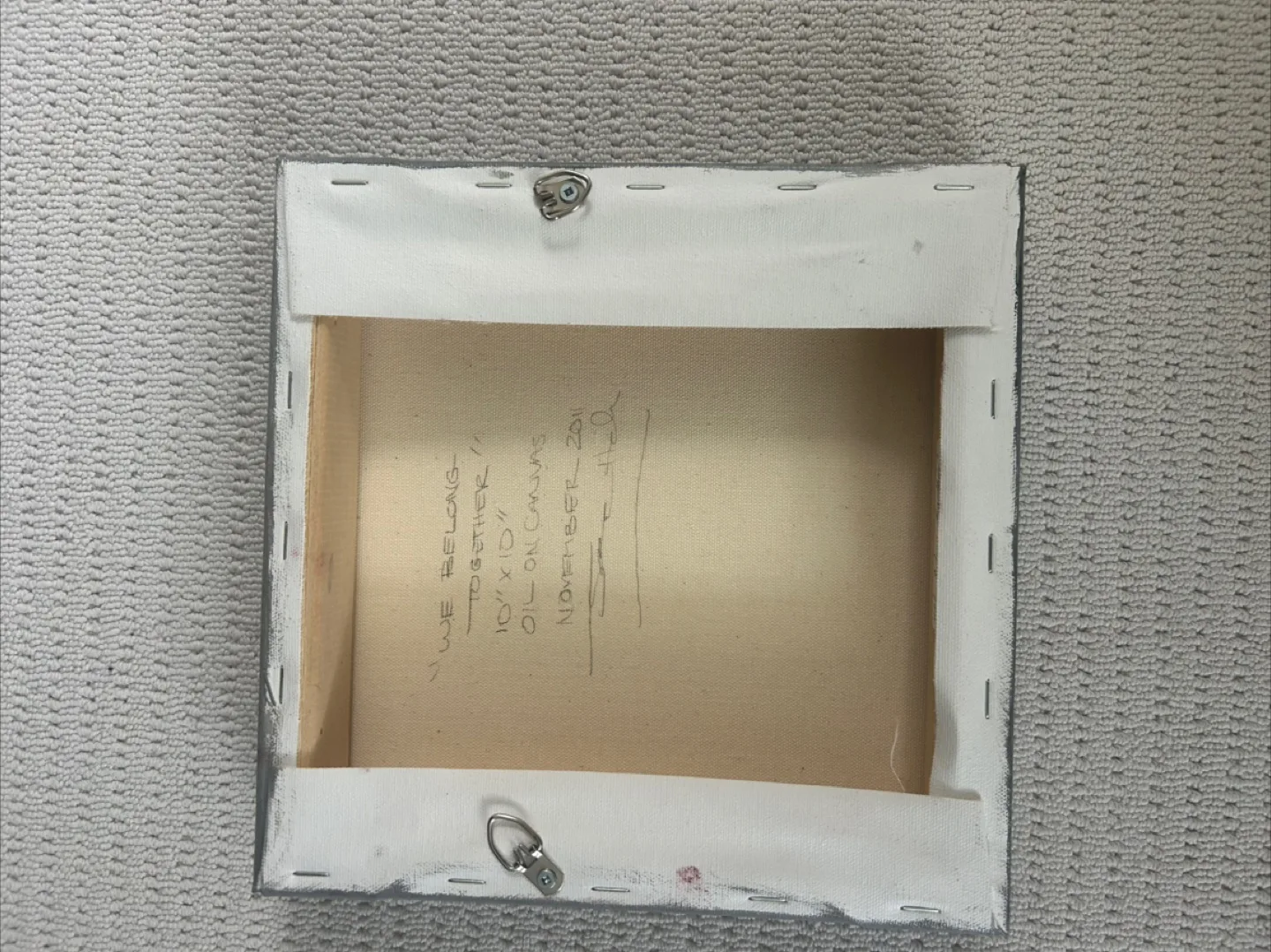 “We Belong Together” Oil on Canvas Christian Louboutin Painting image indicator(2)