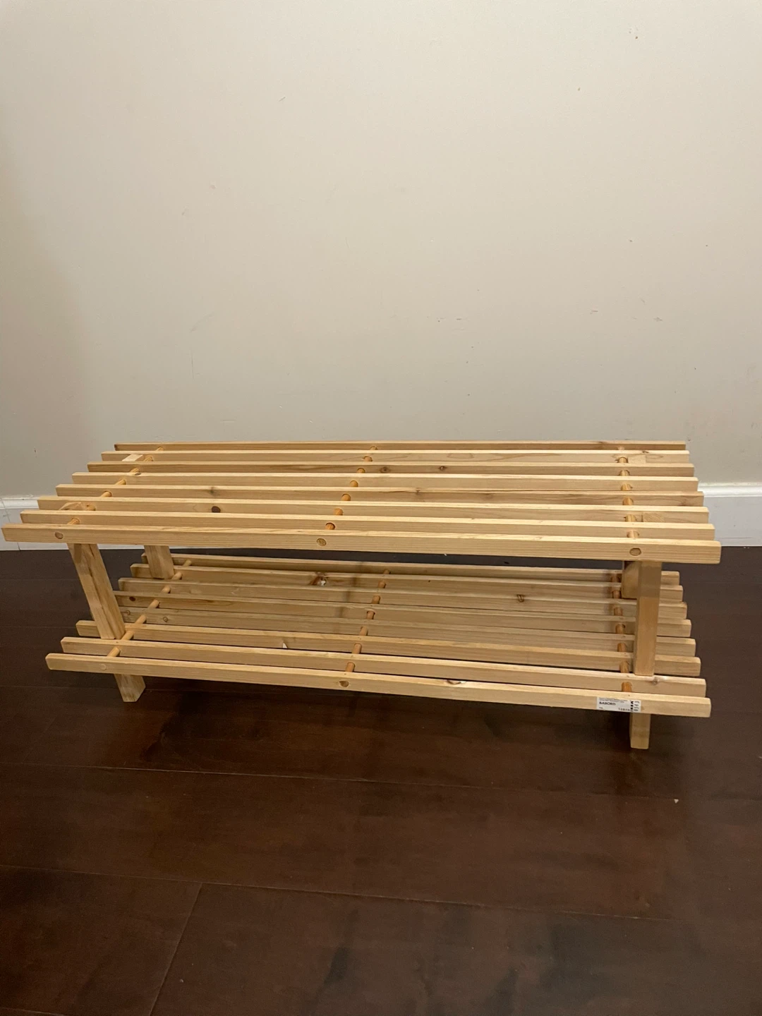 Wooden Shoe Rack