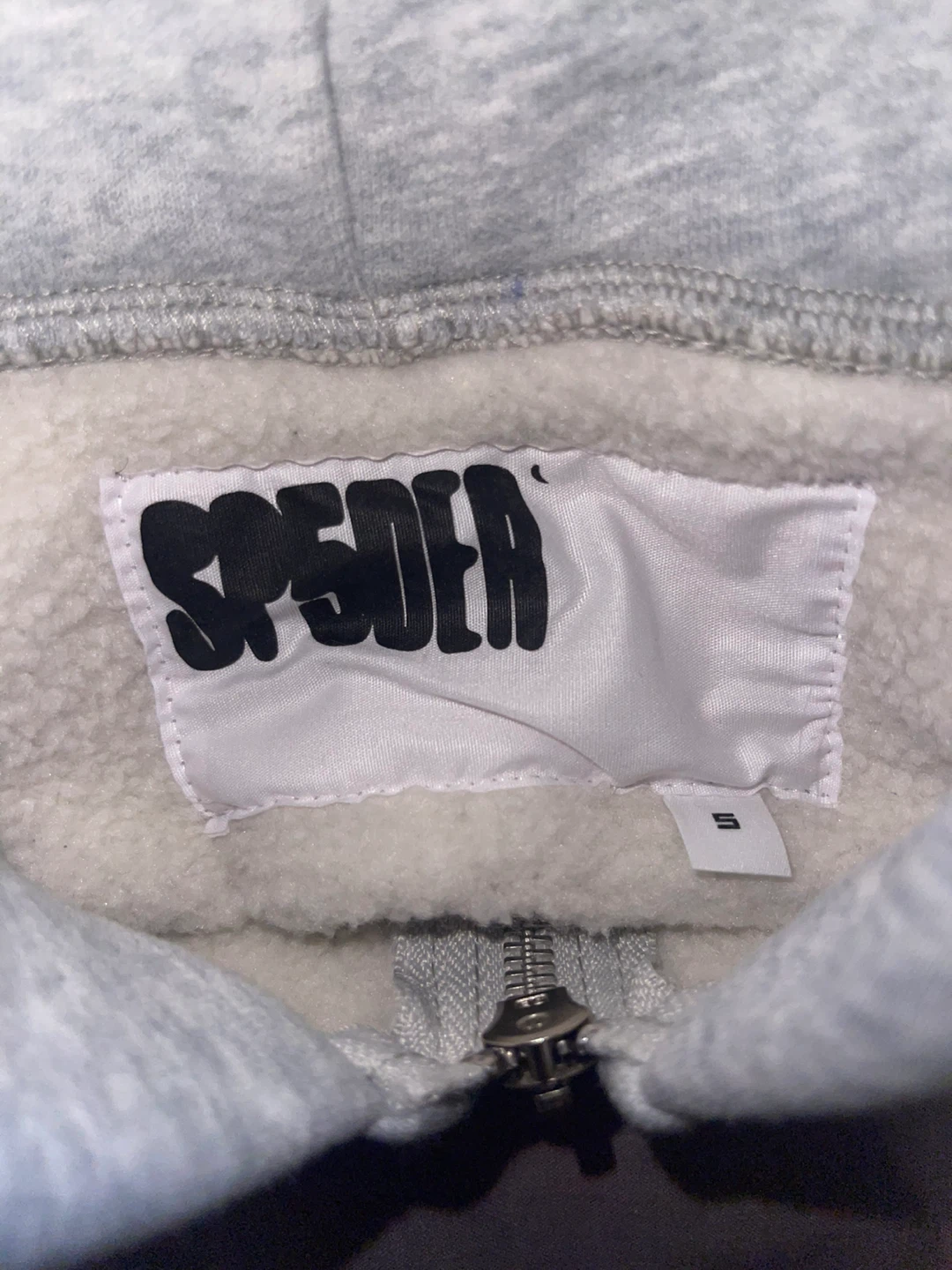 SP5DER Atlanta Grey Hoodie - Size Small - photo 2