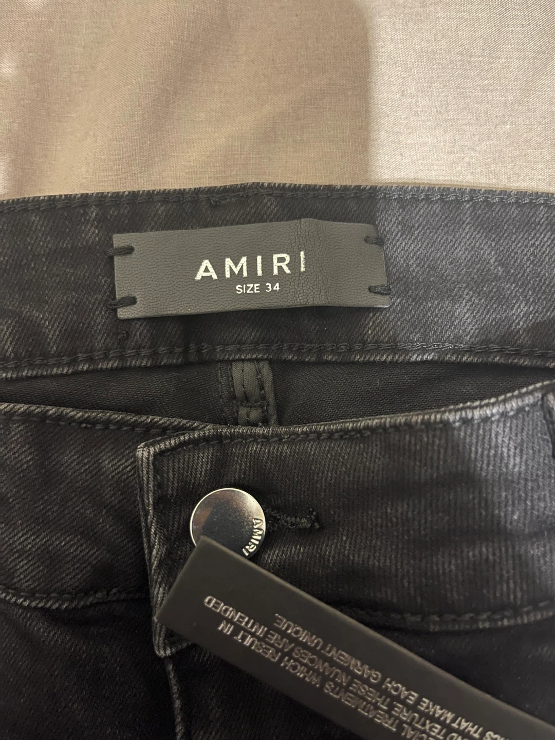 AMIRI Black Jeans Size 34 - photo 4