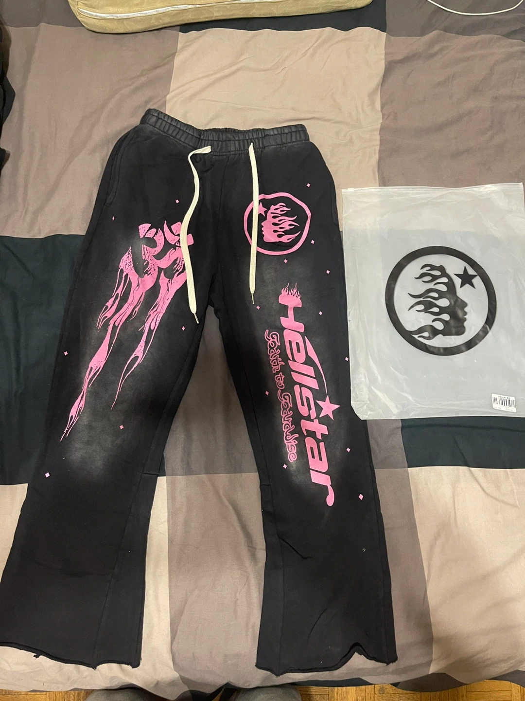 Hellstar "Path to Paradise" Black Sweatpants