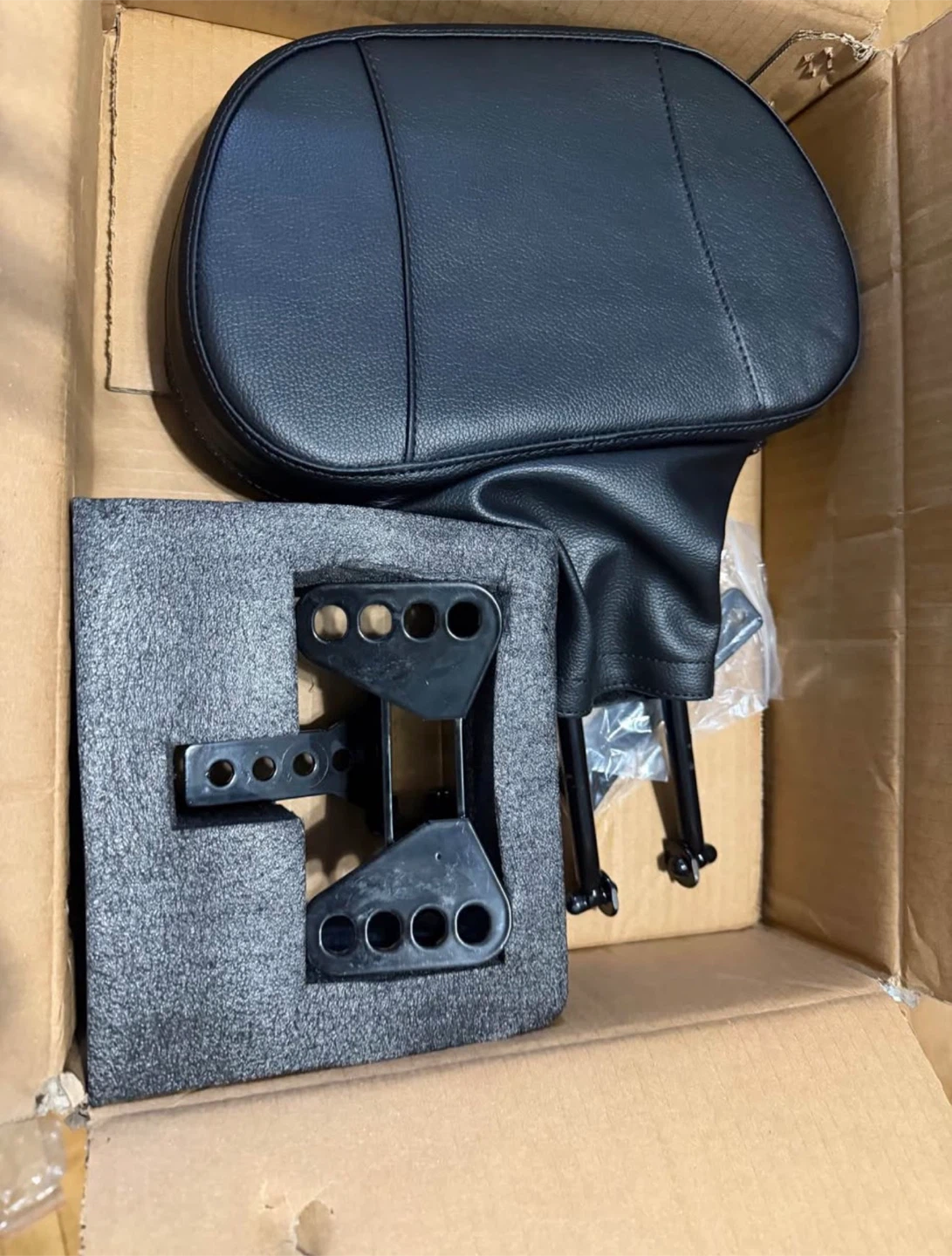 Harley Davidson Motorcycle Backrest Pad - Black - photo 2