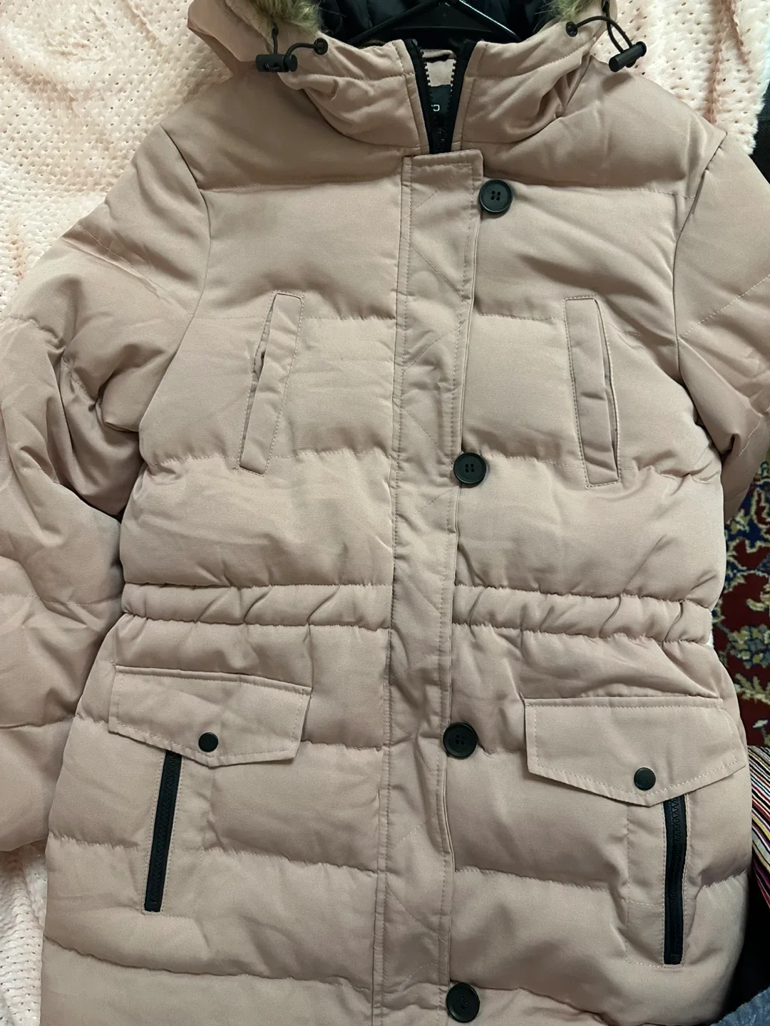 Boohoo Puffer Coat - Size US 6 image indicator(3)