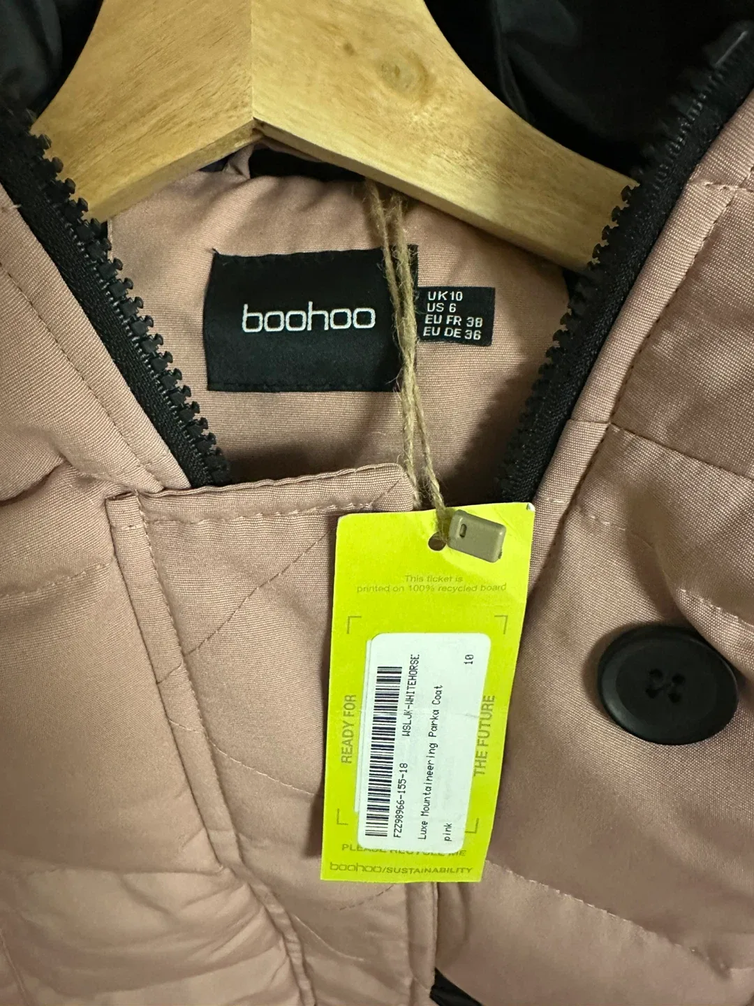 Boohoo Puffer Coat - Size US 6 image indicator(5)