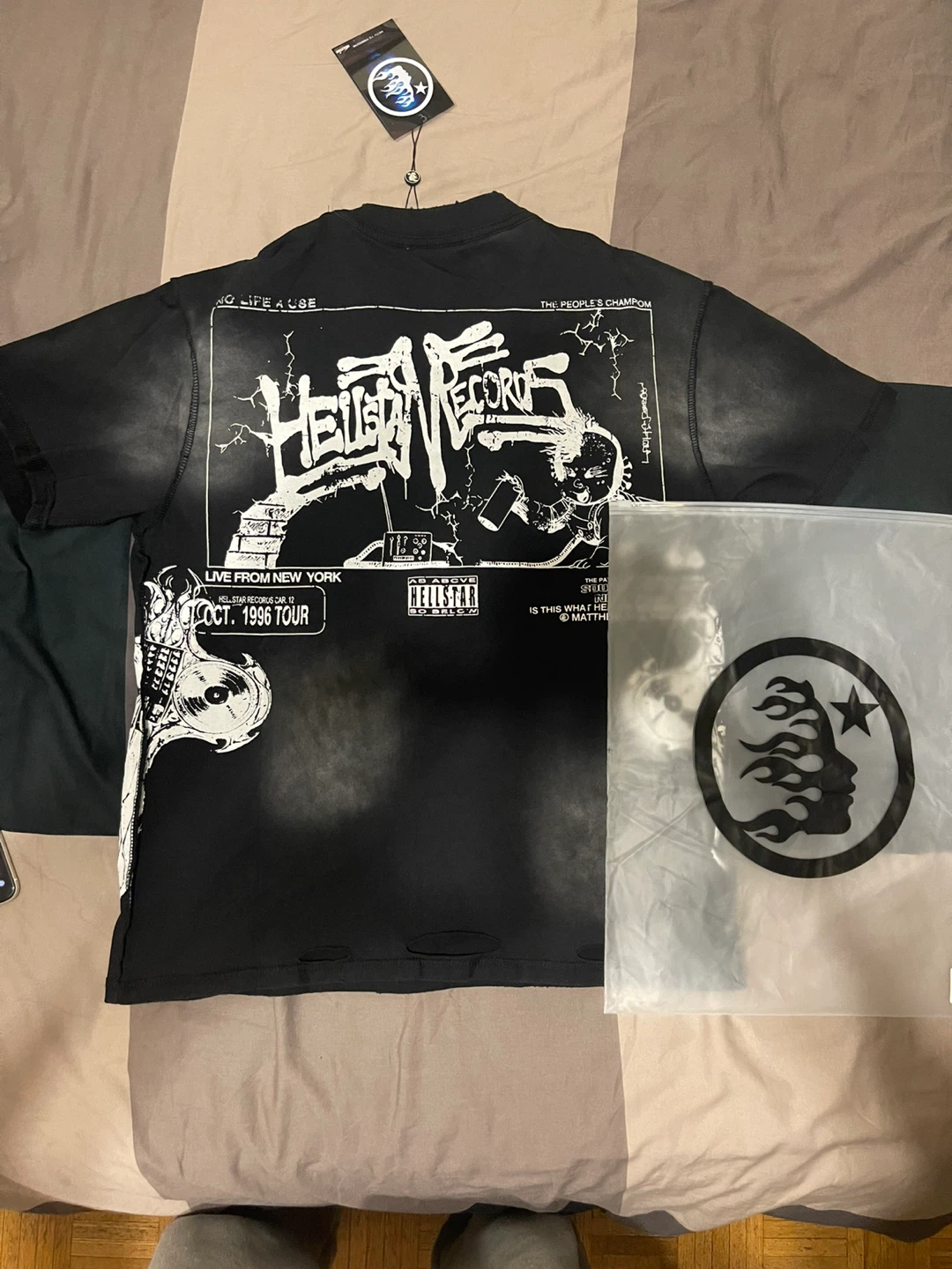 Hellstar Records 1996 Tour Tee - Size S - photo 3