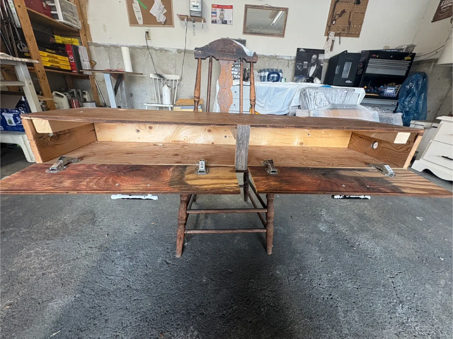 Wood Floating shelf handmade image indicator(2)