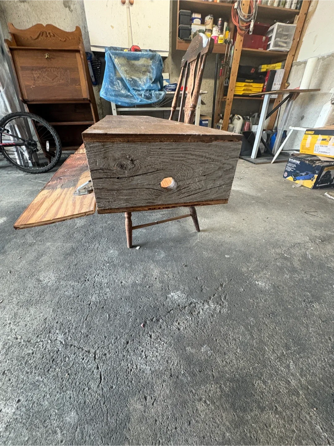 Wood Floating shelf handmade image indicator(4)