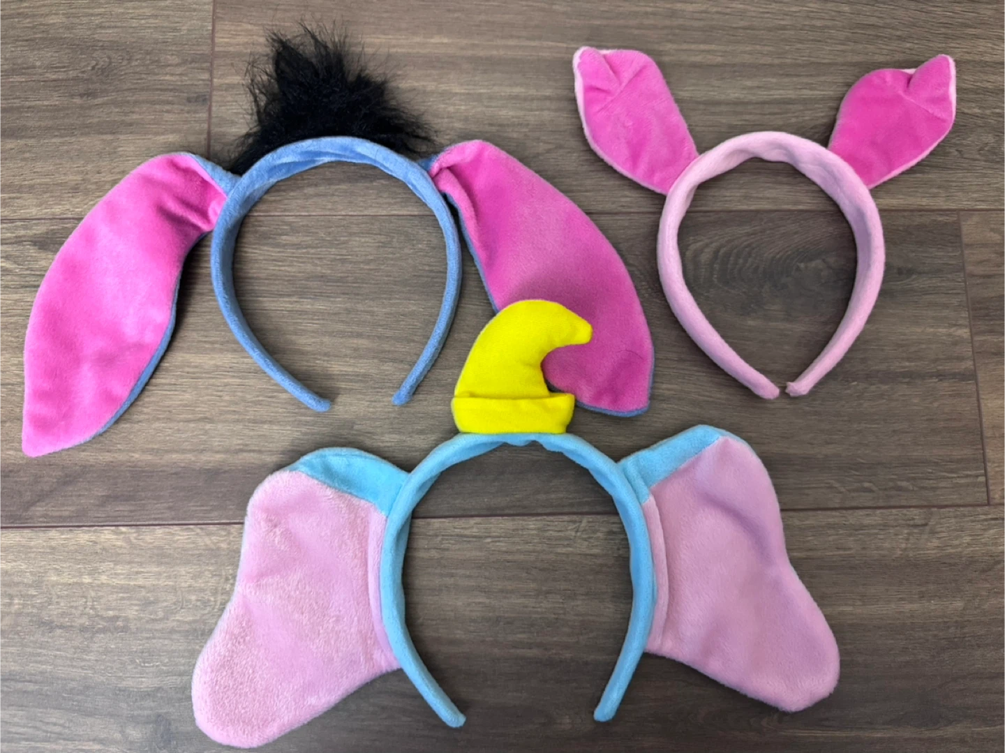 Eeyore, Piglet & Dumbo Headbands