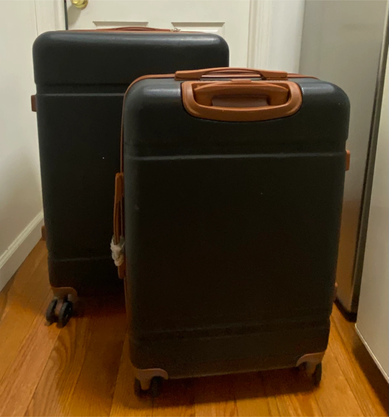 Black & Brown Luggage Set
