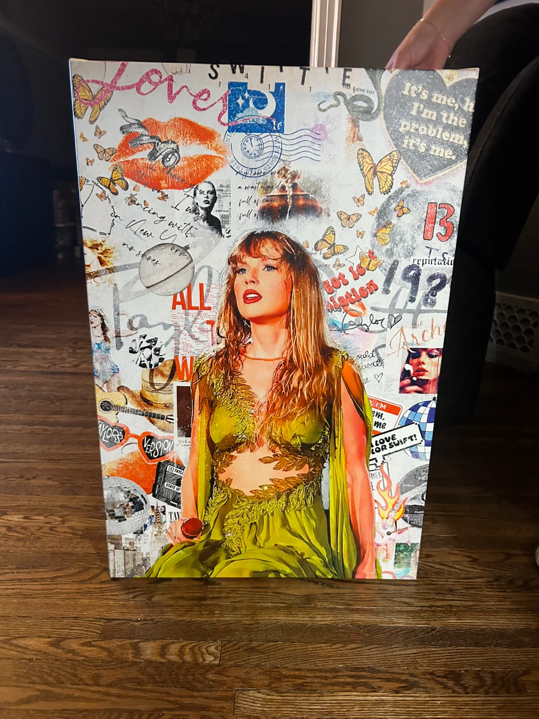 Taylor Swift Collage Canvas Art