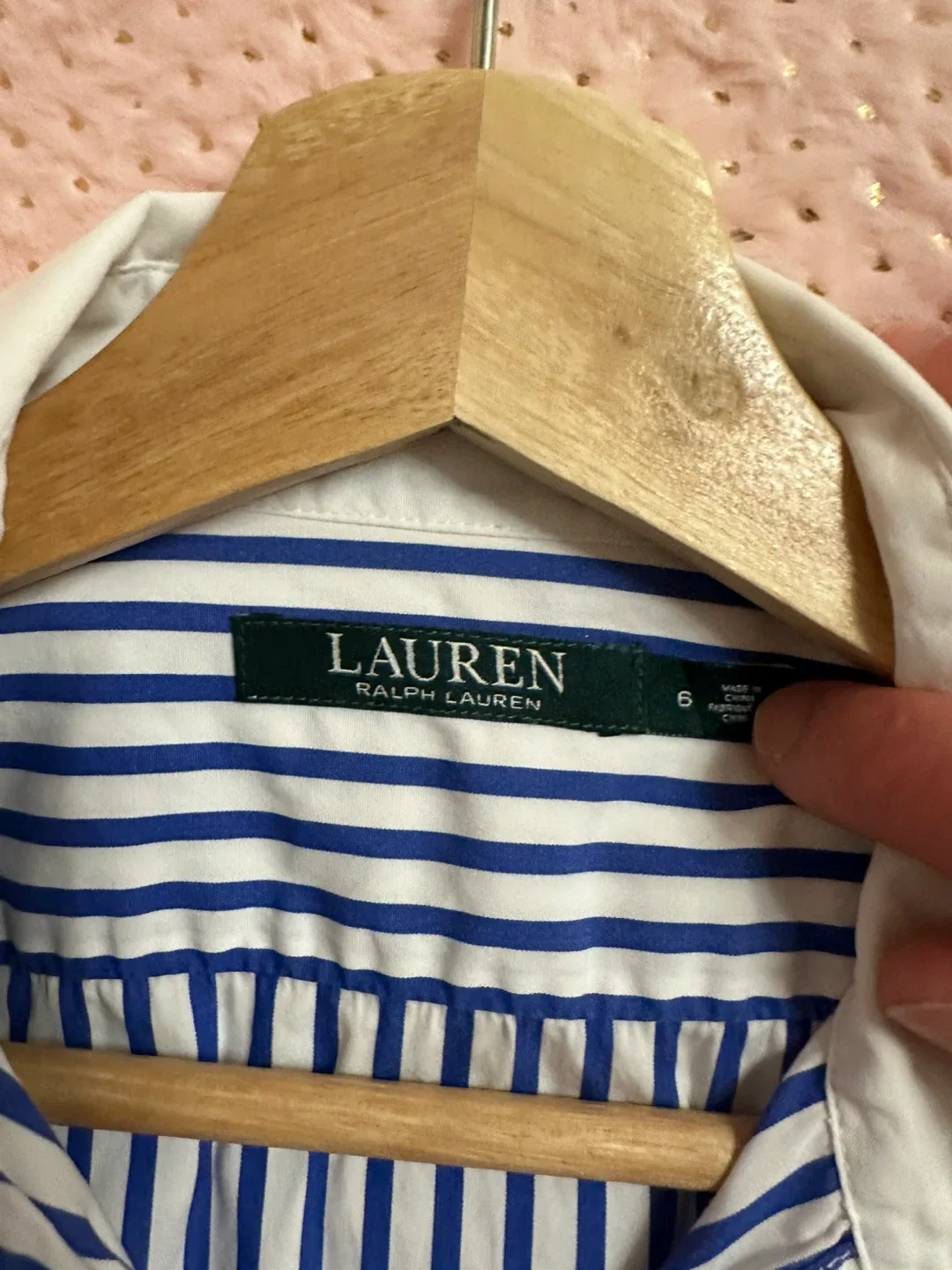 Ralph Lauren Striped Blouse - Size 6 image indicator(3)