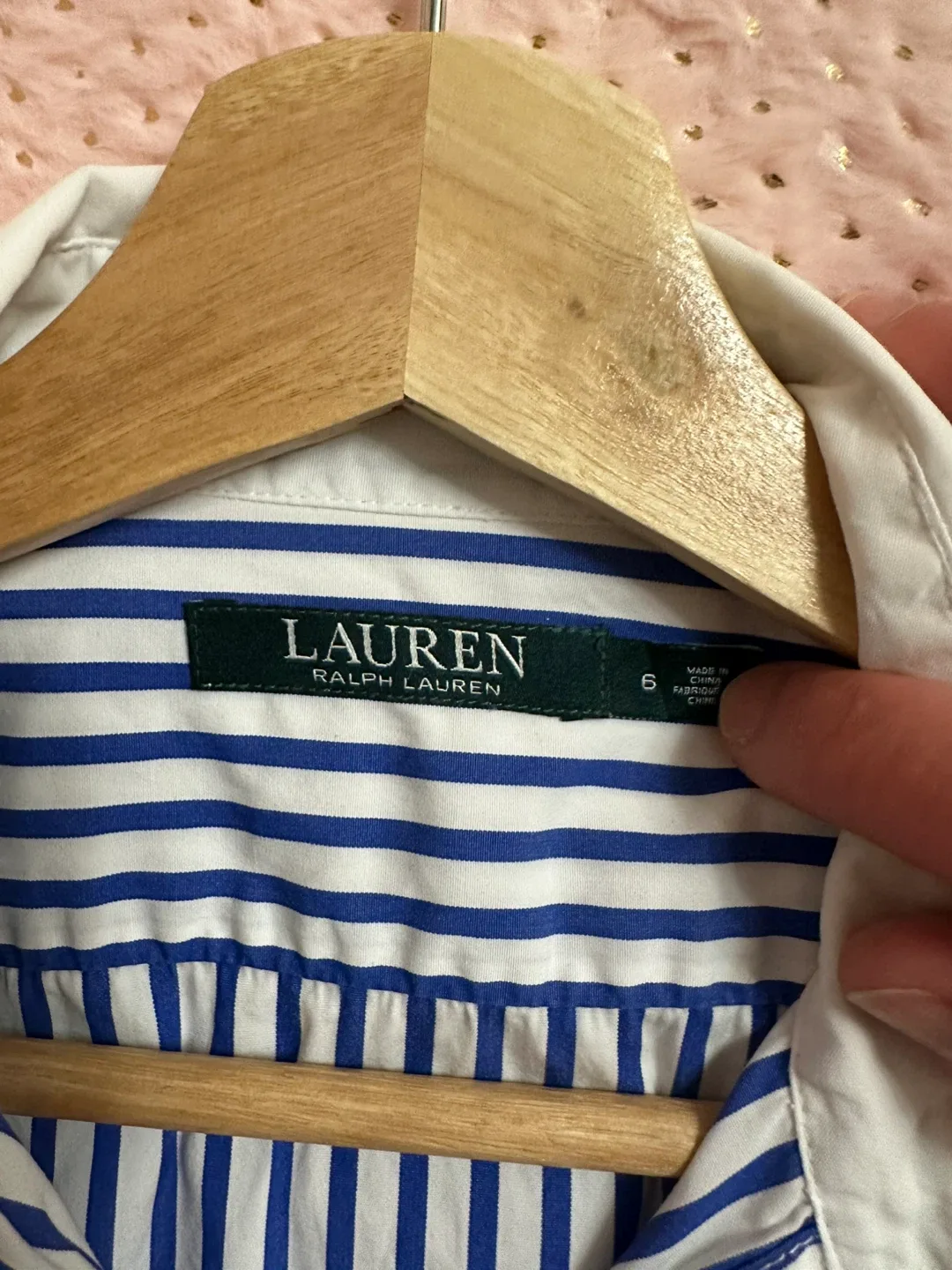 Ralph Lauren Striped Blouse - Size 6 image indicator(2)