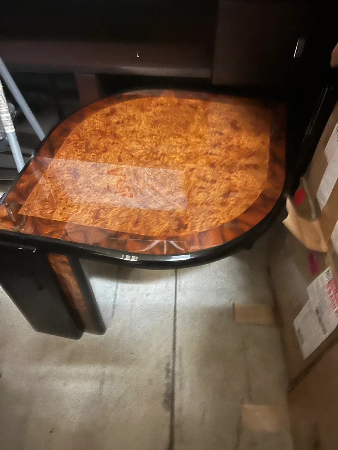 Wood Veneer Side Table