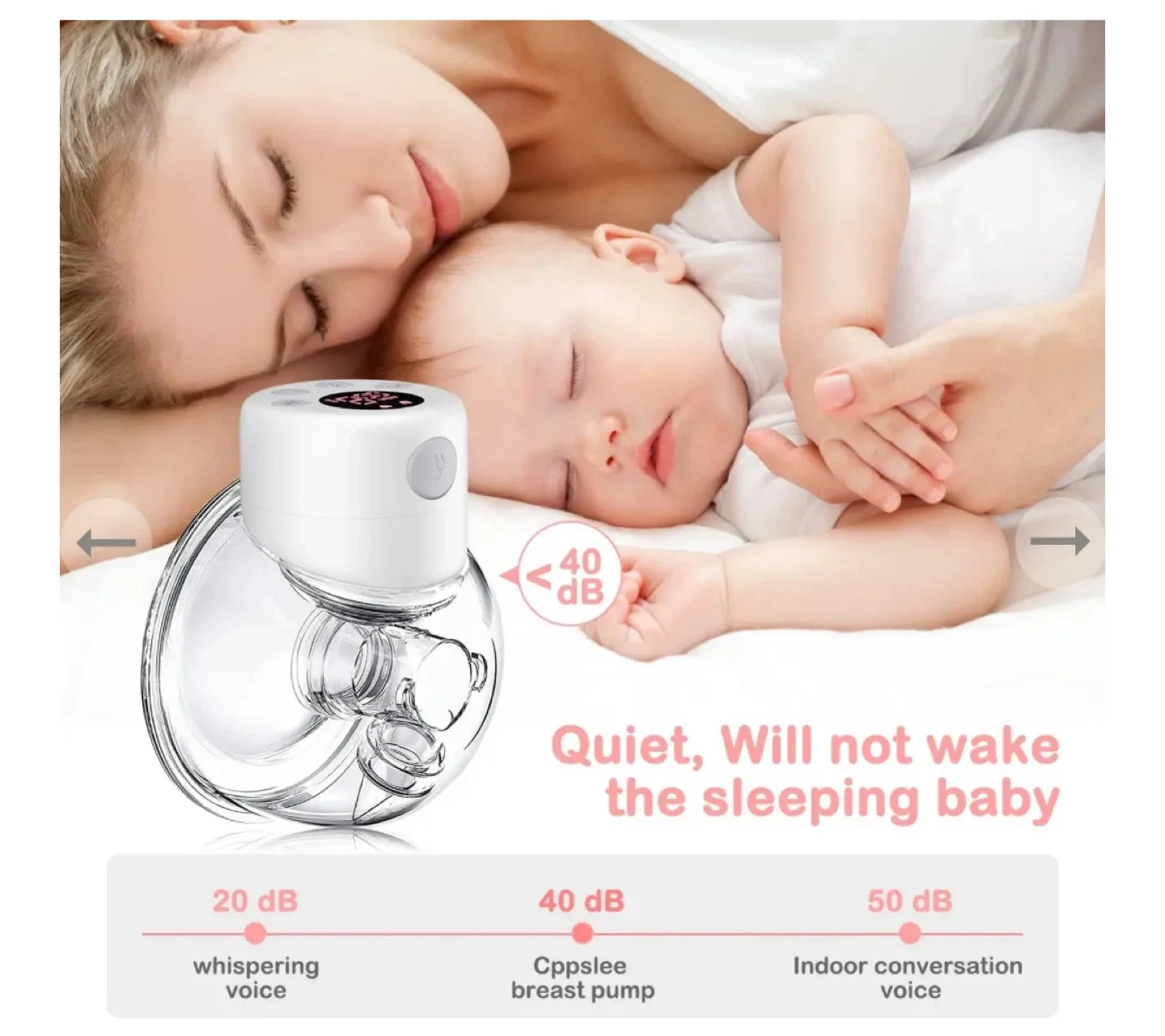 Momcozy Wearable Breast Pump Set image indicator(5)