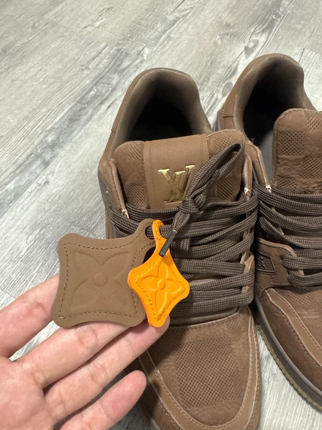 Louis Vuitton shoes Brown  - Size 11-12 image indicator(5)