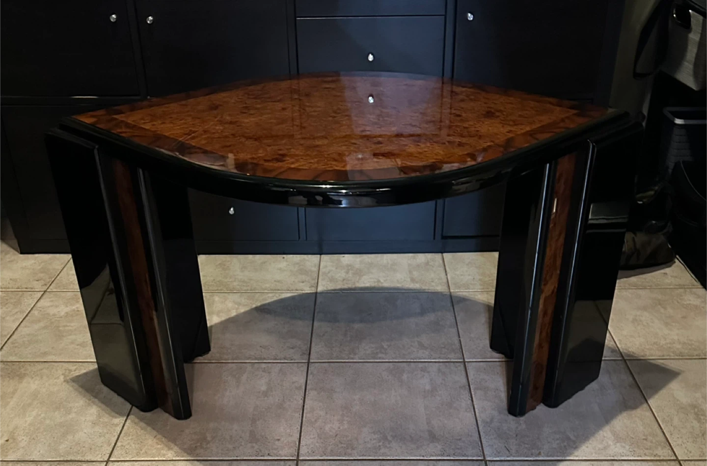Wood Veneer Side Table - photo 3