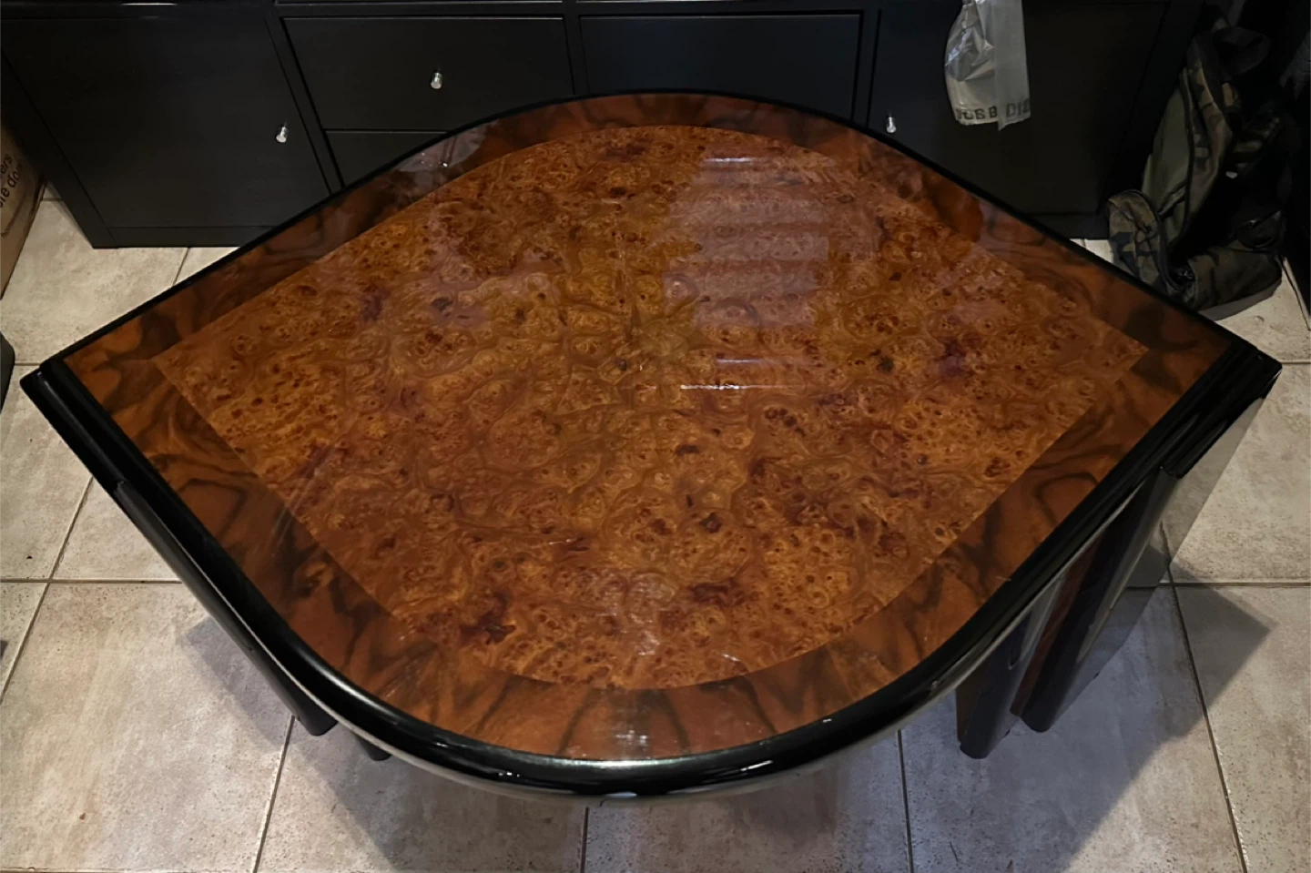 Wood Veneer Side Table - photo 5