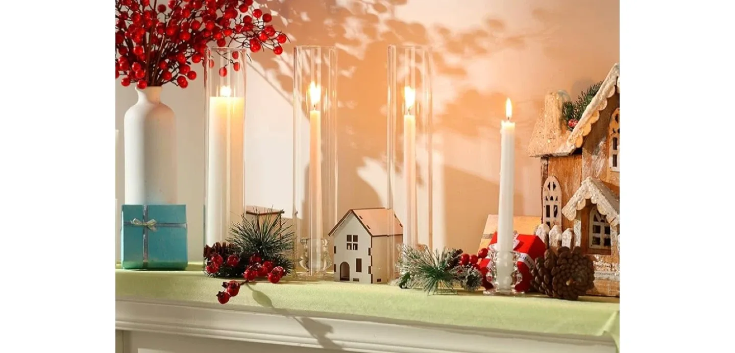 12 Set Taper Candle Holders image indicator(4)