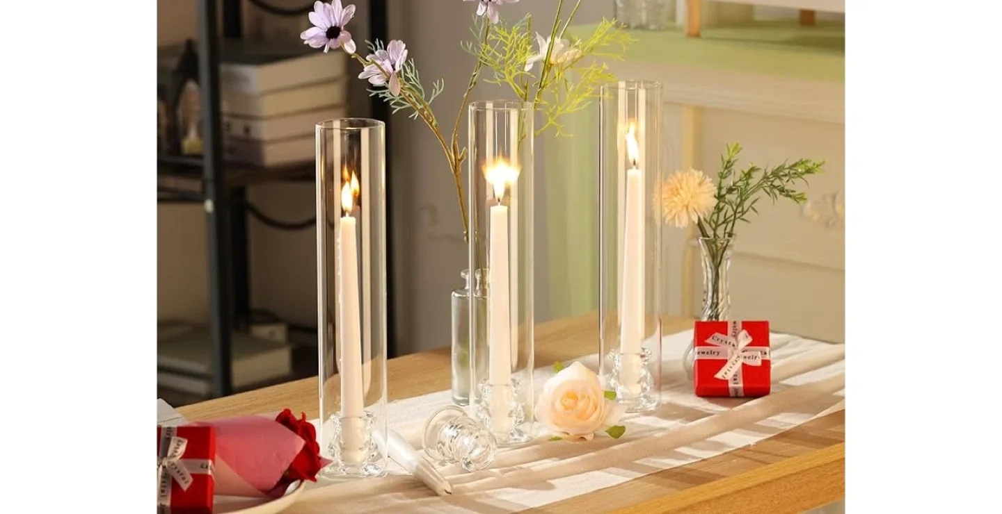 12 Set Taper Candle Holders image indicator(3)