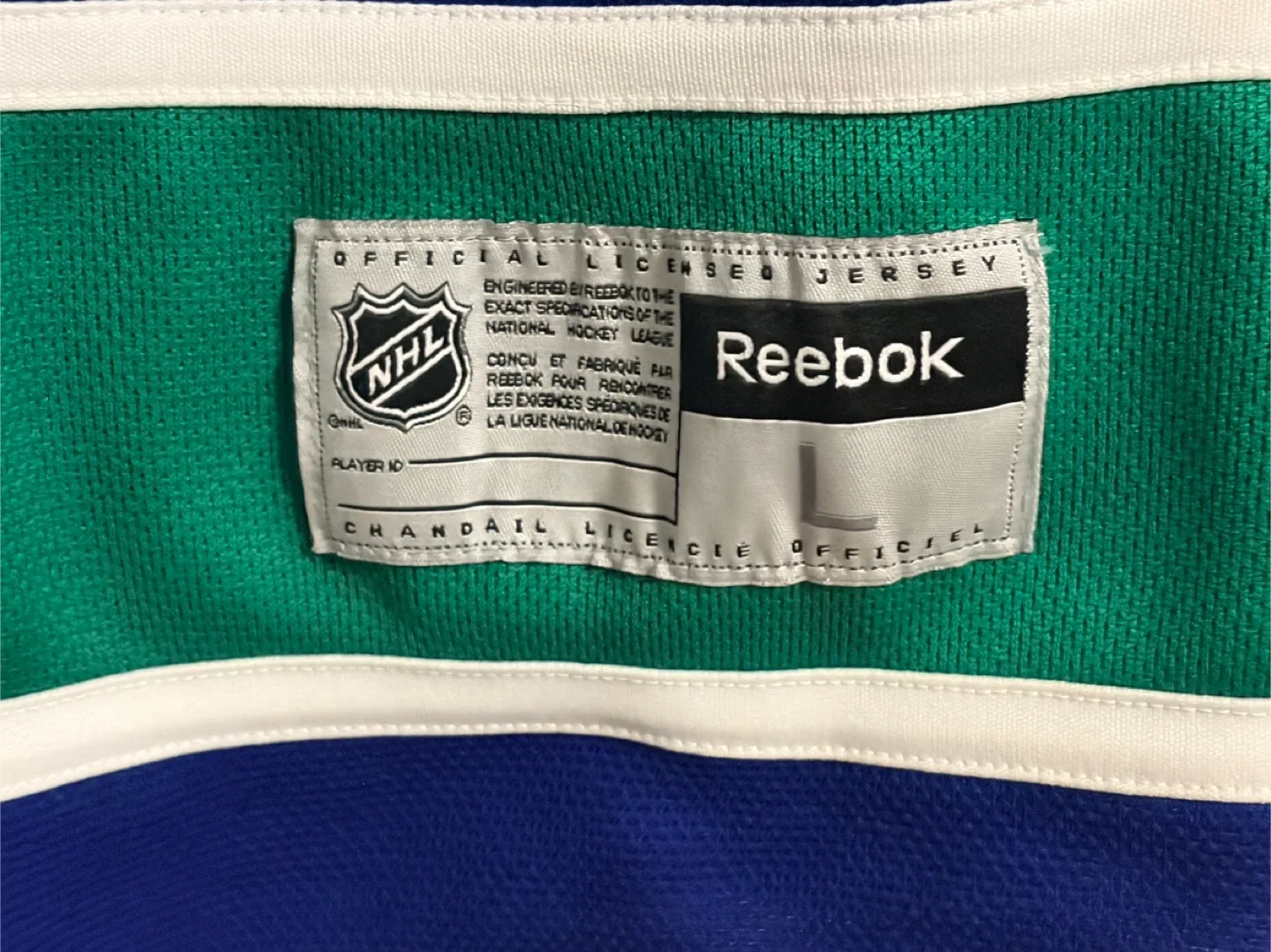 Authentic Reebok Vancouver Canucks Alex Edler Jersey Size Large image indicator(7)