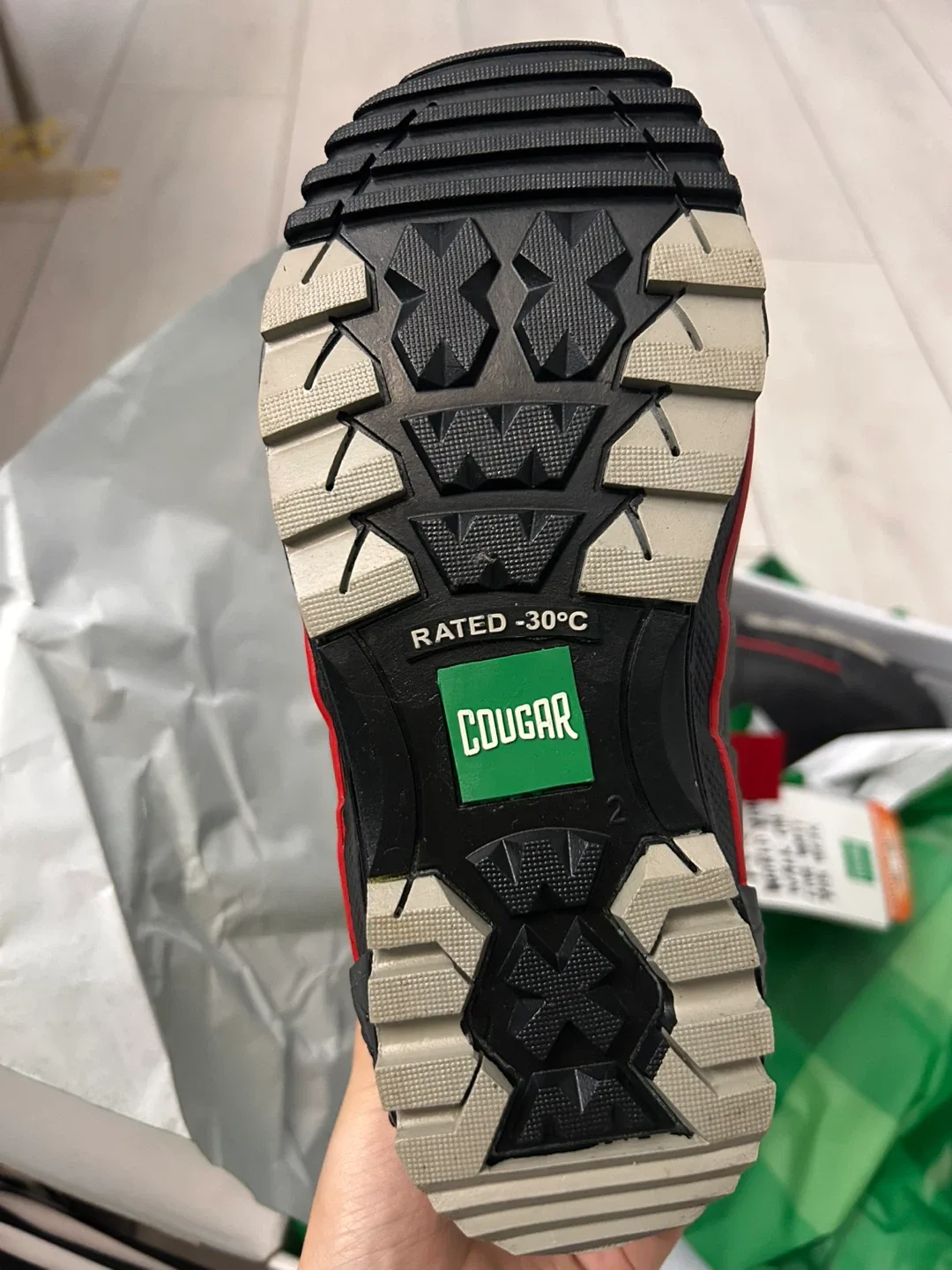 Open box - Cougar Kids Winter Boots Waterproof / size 2 / -30’C image indicator(5)