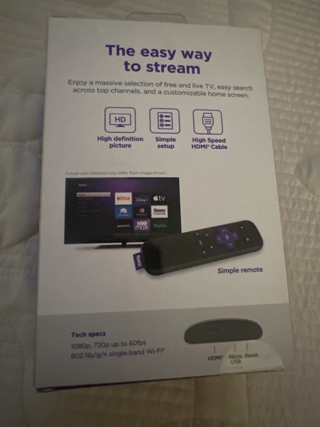 Roku Express HD Streaming Player - New in Box! - photo 2