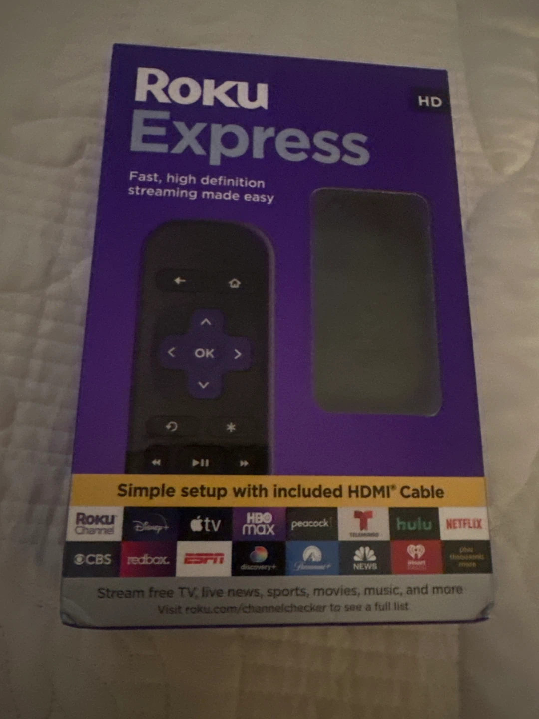 Roku Express HD Streaming Player - New in Box!