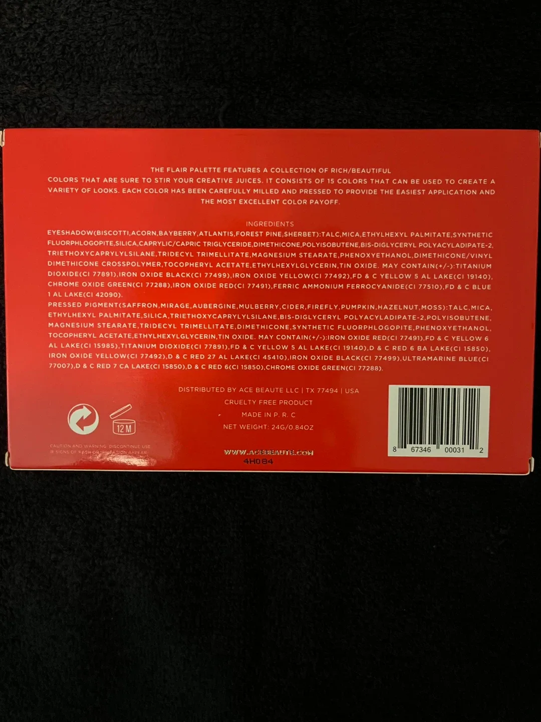 Ace Beaute Flair Eyeshadow Palette image indicator(2)