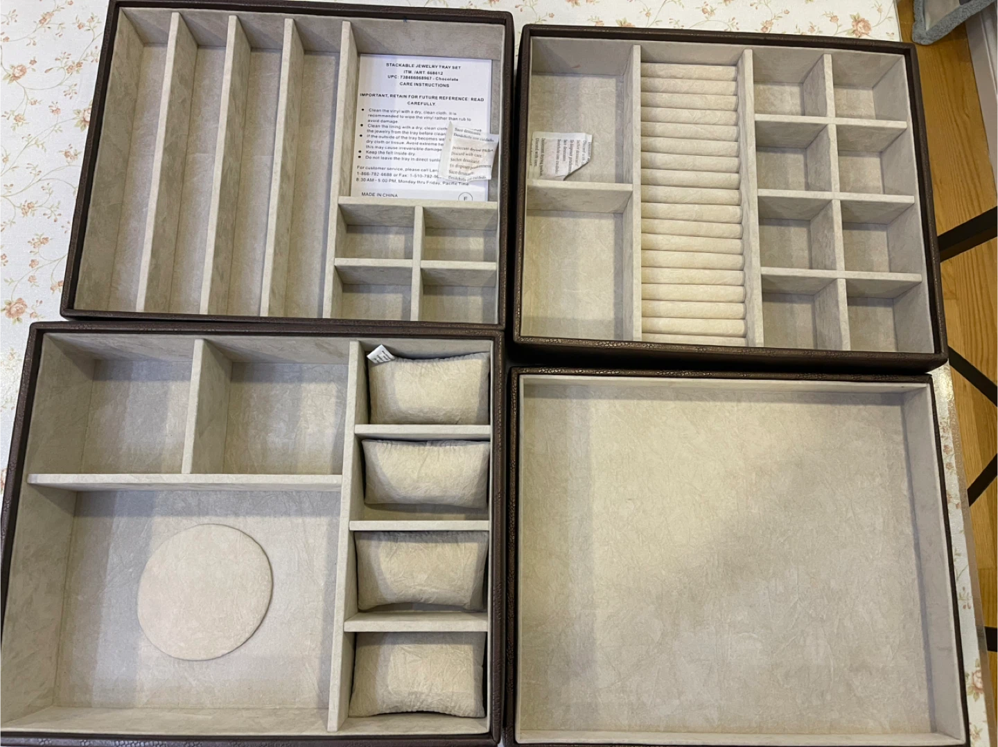 Stackable Jewellery Tray Set - photo 2