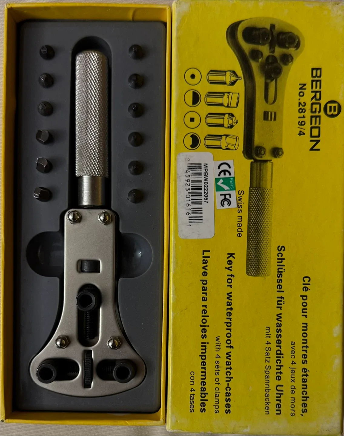 Bergeon No. 2819/4 Watch Case Opener Tool image indicator(2)