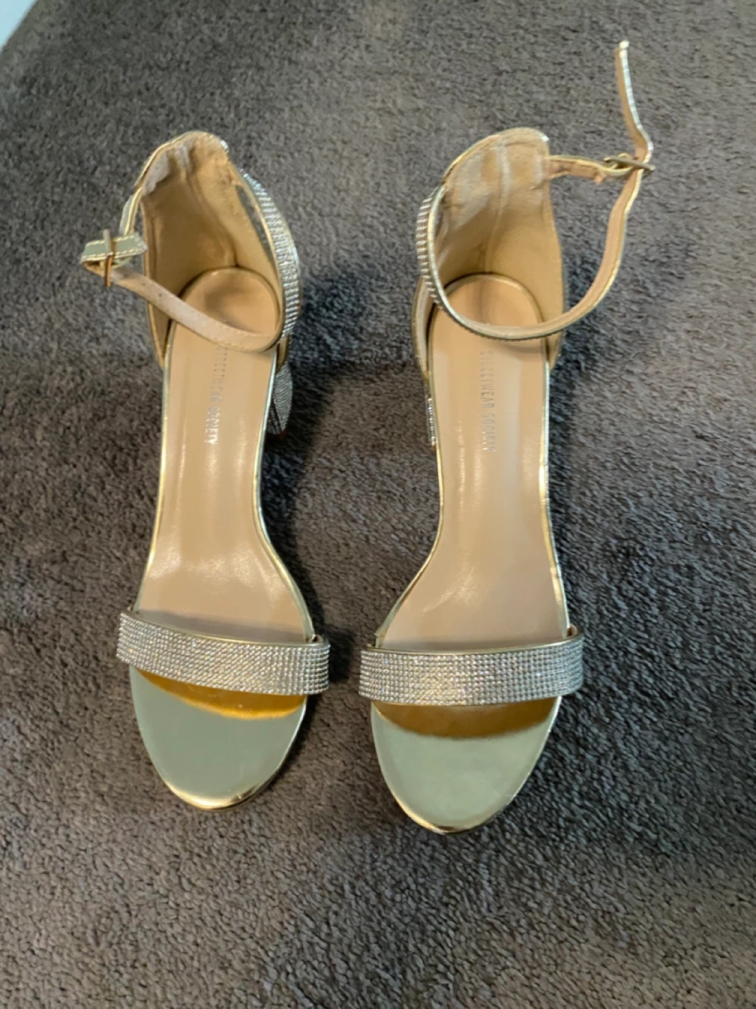 Gold Heels - Size 9